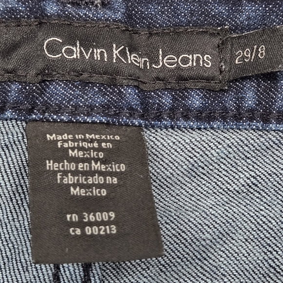 Calvin Klein Jeans Flare Fit Dark Denim Wash Size: 29/8 - Picture 3 of 10